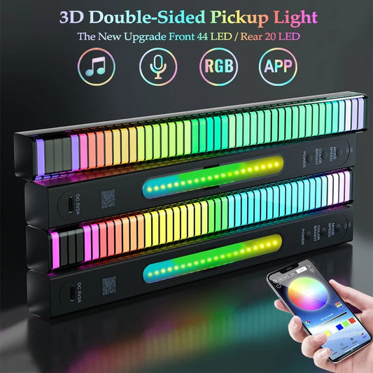 3D Double Sided Ambient Smart RGB Pickup Light