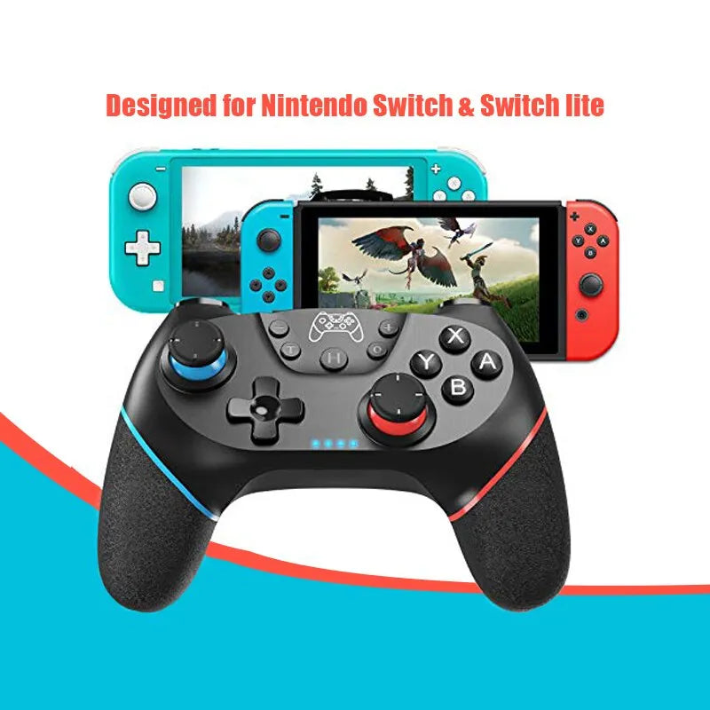 Wireless Controller Compatible-Nintendo Switch Adjustable Turbo with 6-Axis