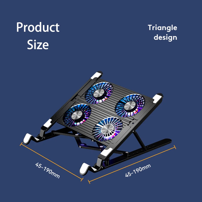 Portable Foldable Laptop Cooling Pad