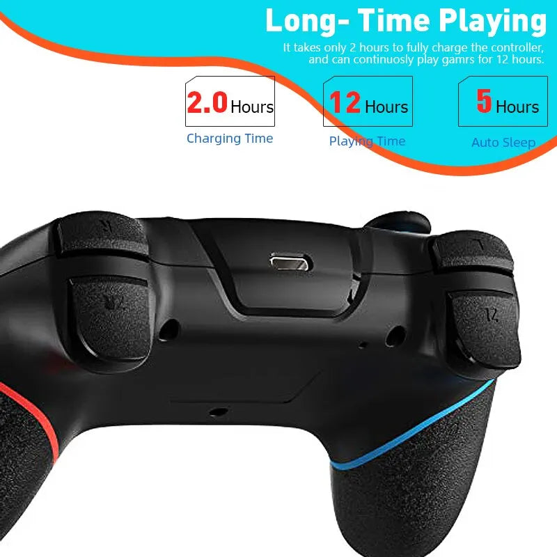 Wireless Controller Compatible-Nintendo Switch Adjustable Turbo with 6-Axis