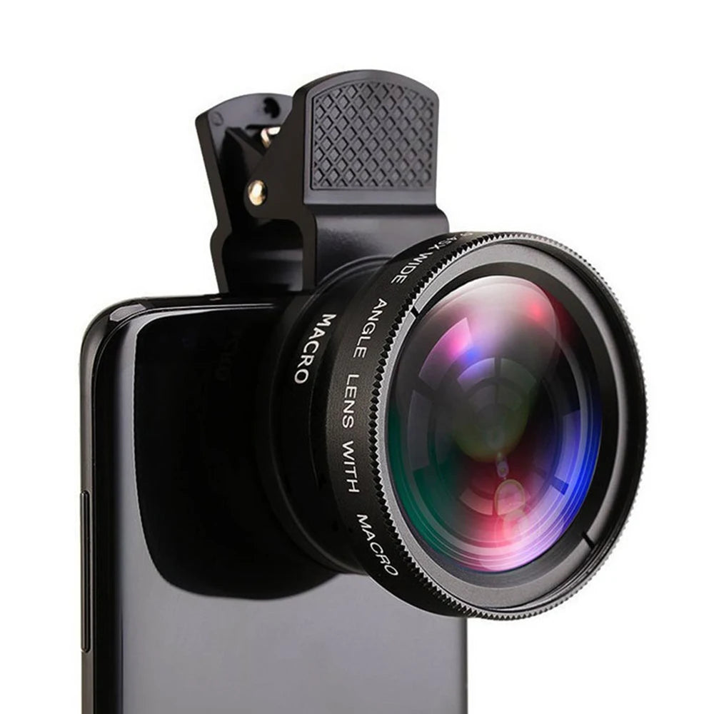 2 IN 1 Lens Universal Clip 37mm Mobile Phone Lens